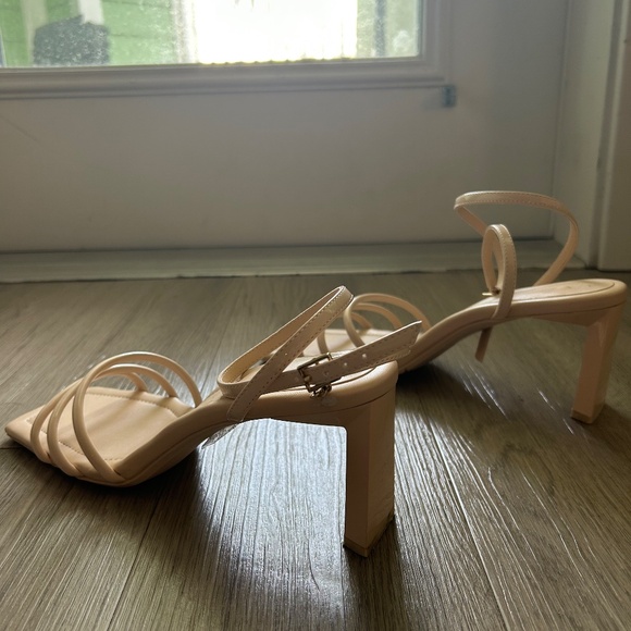 Armani Dalia Rose Block Heel Sandals - Picture 5 of 5